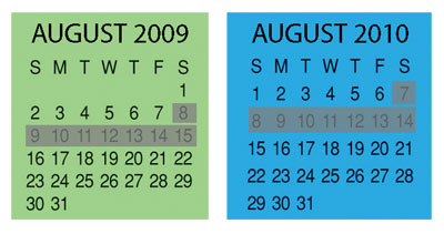 2009/2010 Calendar