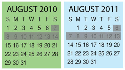 2010/2011 Calendar