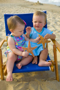 Girls with Starfish