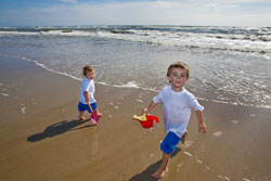 fun in the outer banks sand