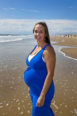 Beach Mom to Be