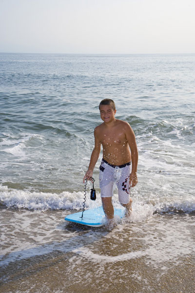 Boy Boogie Boarding