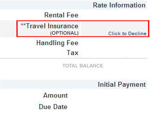 Decline Travel Insurance