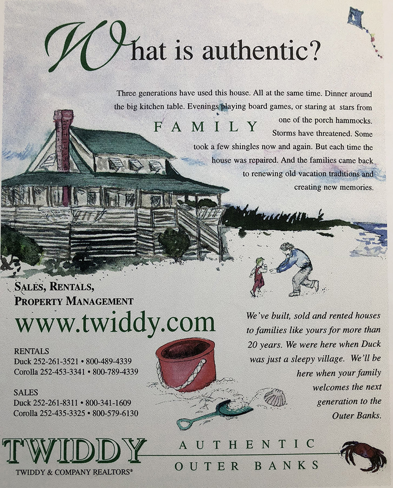 Twiddy Ad 1998