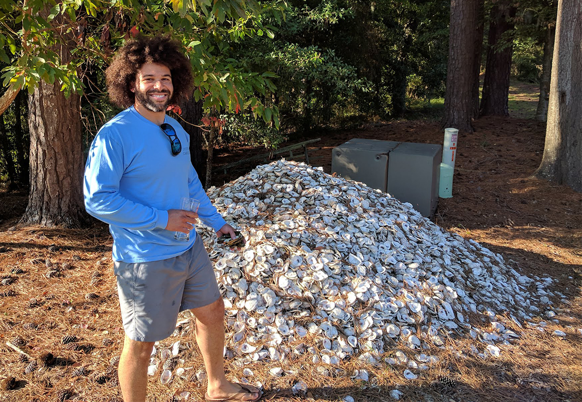 Ryan Bethea oyster pile