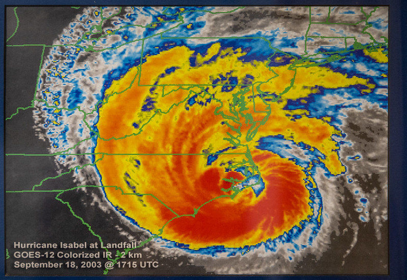 Hurricane Isabel OBX radar