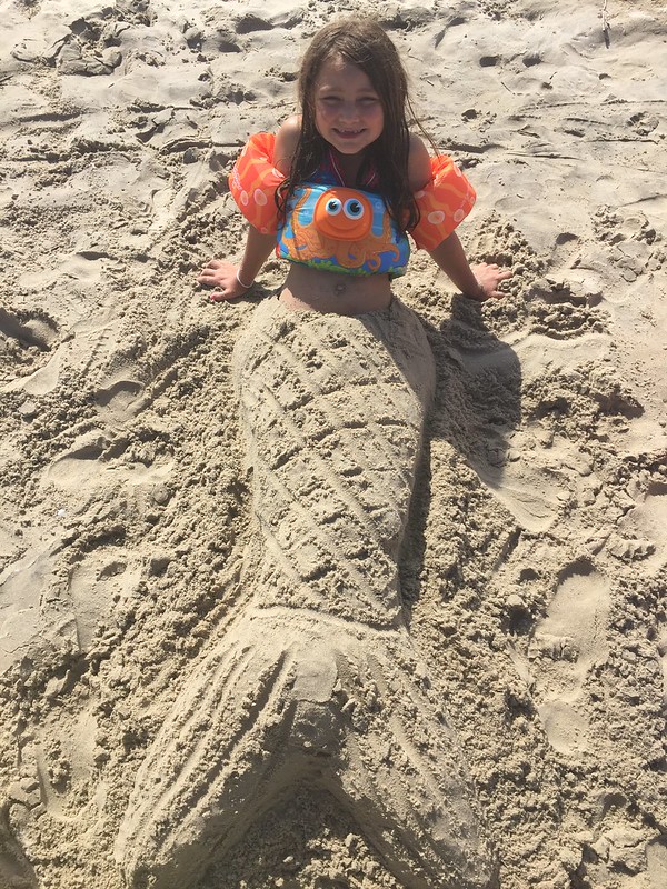 mermaid sandcastle