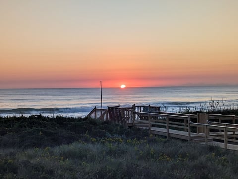 Neighborhood beach paths and dune crossings