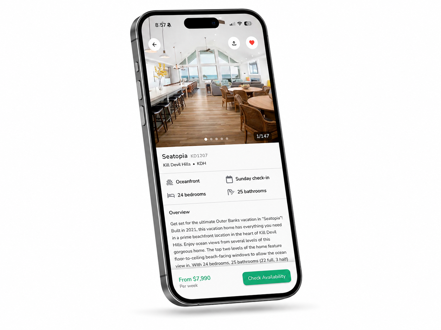 Book your dream Outer Banks vacation quickly and easily.