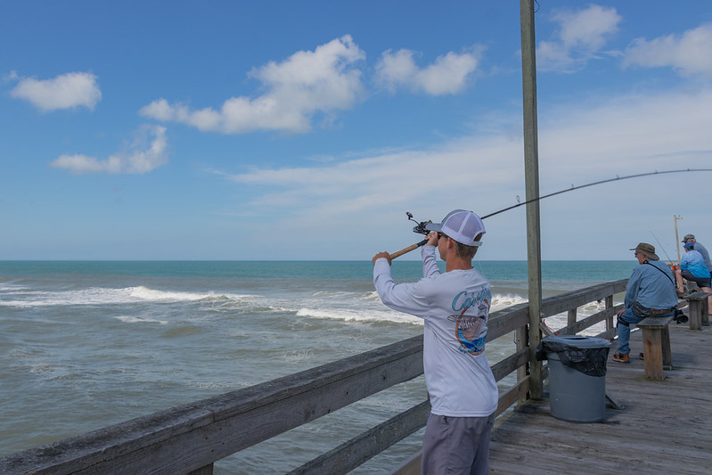 Pier fishing